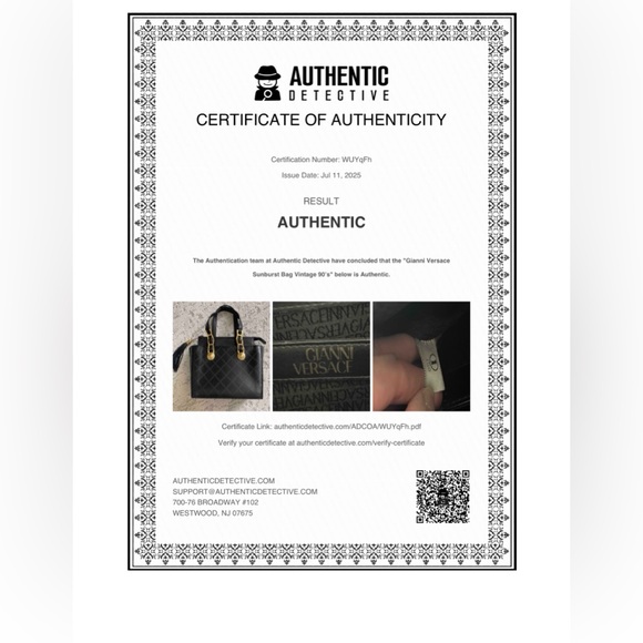 Gianni Versace Vintage Sunburst Greca Satchel 1990s w/ Medusa hardware - Picture 13 of 13